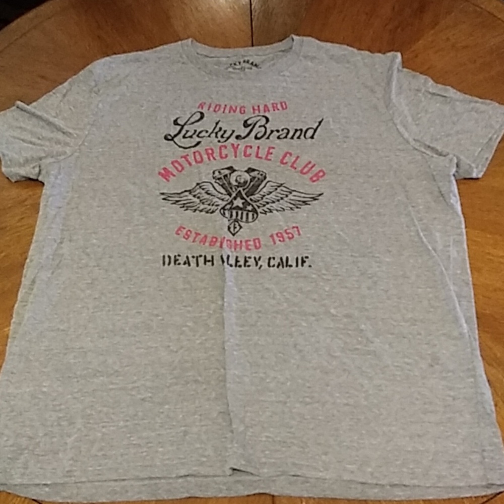 Nwt XXL Grey Lucky Brand Shirt